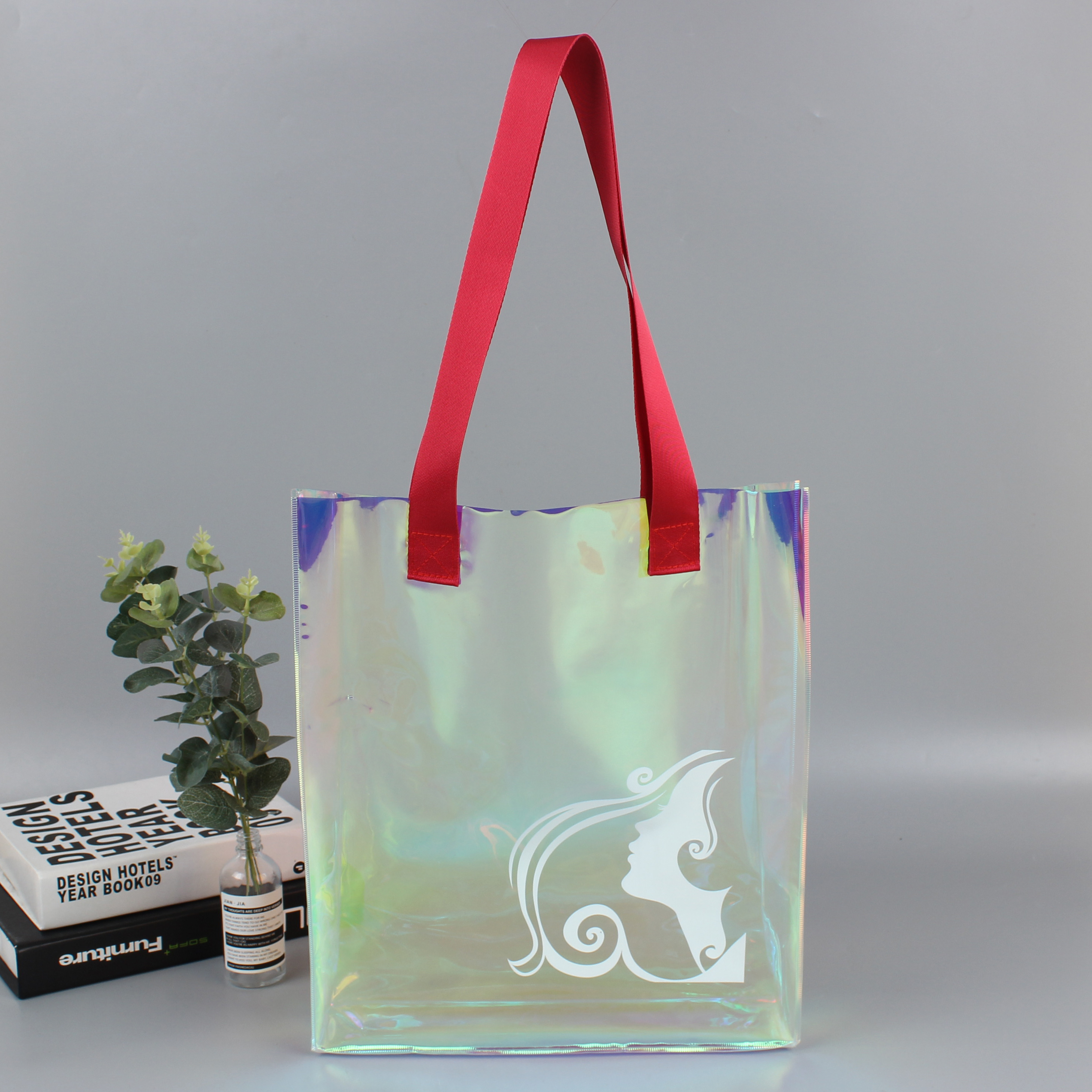 Laser PVC Bag with Female Silhouette